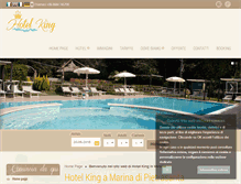 Tablet Screenshot of hotelkingtoscana.it